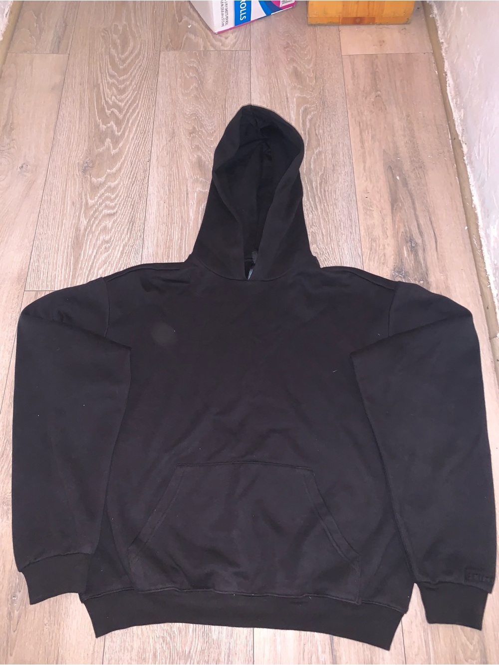 SKIMS Cotton Fleece Classic Hoodie Onyx (Black) Size; Large